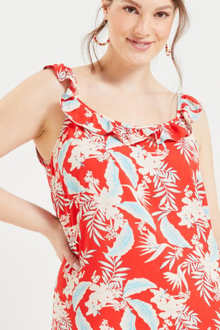 Robe droite - Rouge