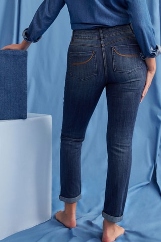 Jean taille haute - Bleu foncé