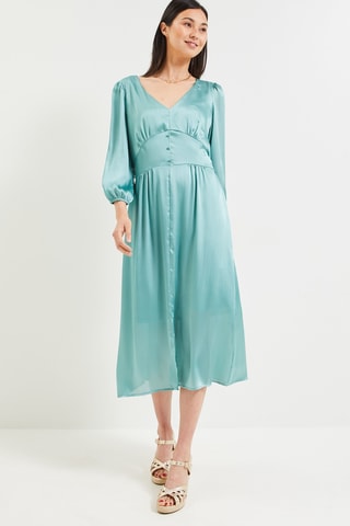 Robe longue - Bleu canard