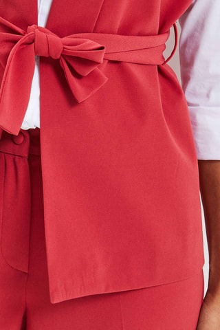 Veste sans manches - Rouge brique