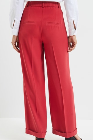 Pantalon - Rouge brique