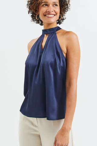 Top - Bleu marine
