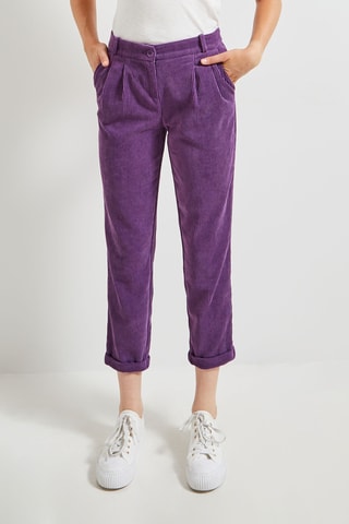 Pantalon en velours - Violet