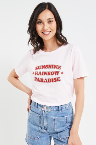 T-shirt - Rose clair