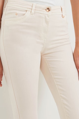 Jean slim push-up - Ecru