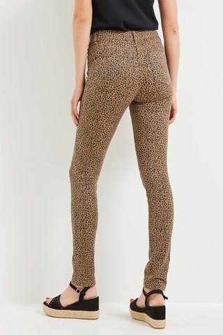 Jean slim push-up - Marron et noir