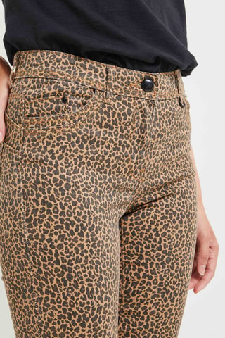 Jean slim push-up - Marron et noir