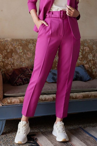 Pantalon cigarette - Fuchsia