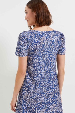 Robe trapèze - Bleu cobalt