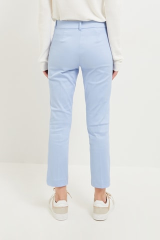 Pantalon cigarette taille haute - Ciel