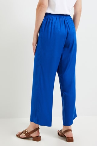 Pantalon taille haute - Bleu roi