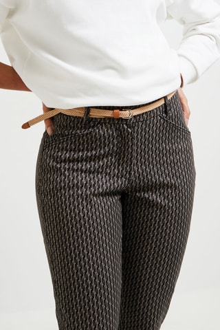Chino taille haute - Noir