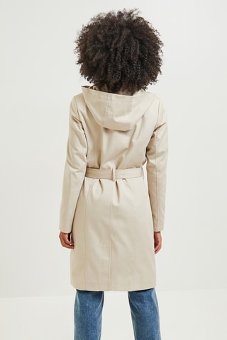 Trench à capuche - Beige