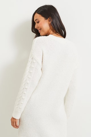 Robe pull - Ecru