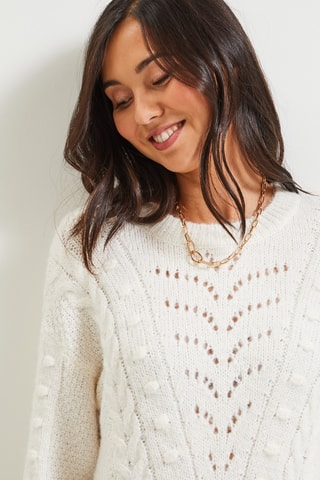 Robe pull - Ecru