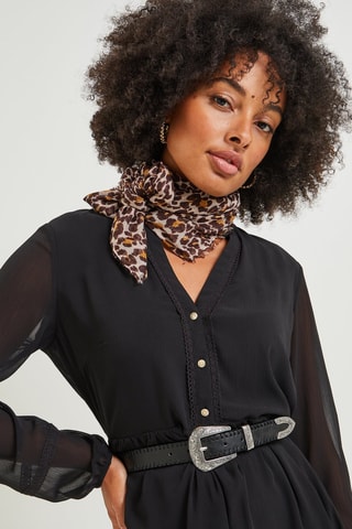 Robe droite - Noir