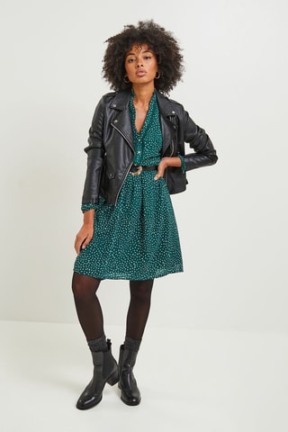 Robe droite - Vert