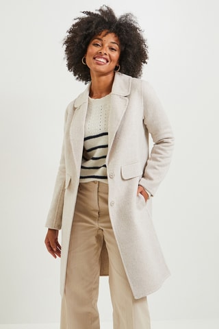 Manteau en laine - Beige