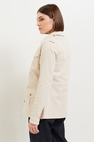 Veste en jean - Beige