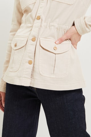 Veste en jean - Beige