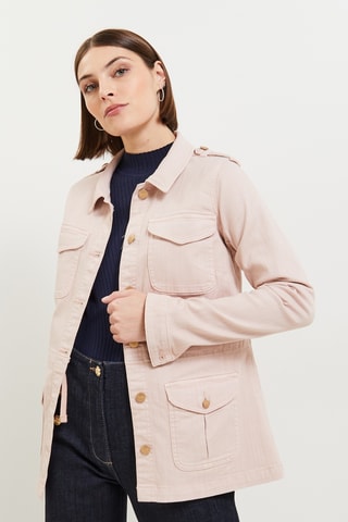 Veste en jean - Rose