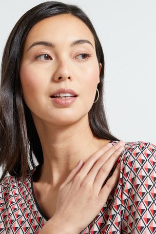 Blouse - Rouge et blanc