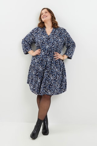 Robe chemise - Bleu marine