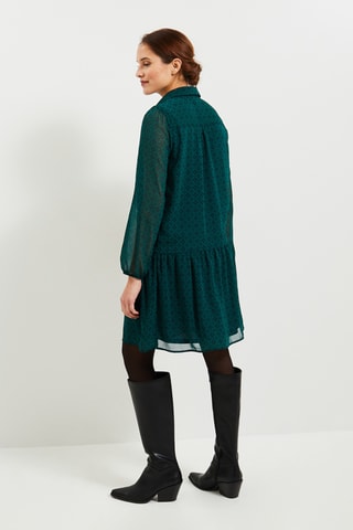 Robe taille basse - Vert émeraude