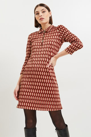 Robe droite - Orange
