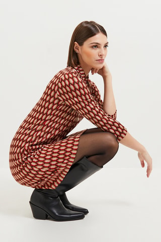 Robe droite - Orange