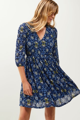 Robe patineuse - Bleu marine