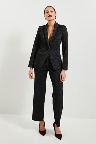 Pantalon taille haute - Noir