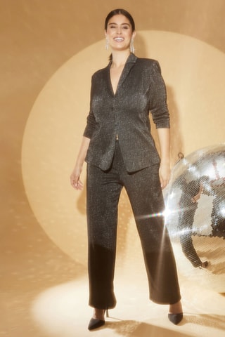Pantalon taille haute - Noir
