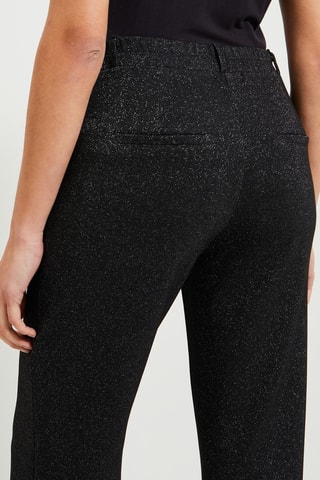 Pantalon taille haute - Noir