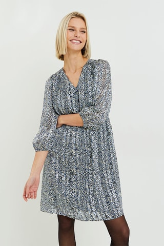 Robe droite - Bleu marine