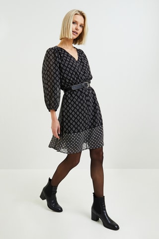 Robe droite - Noir