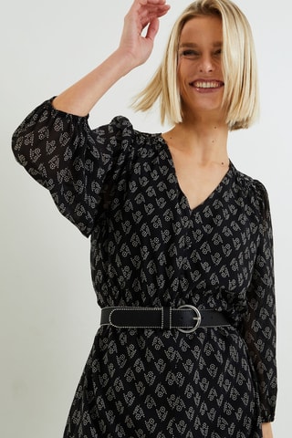 Robe droite - Noir
