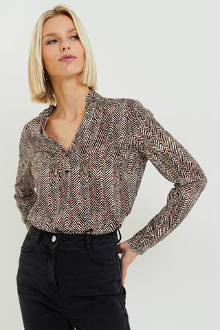 Blouse - Marron