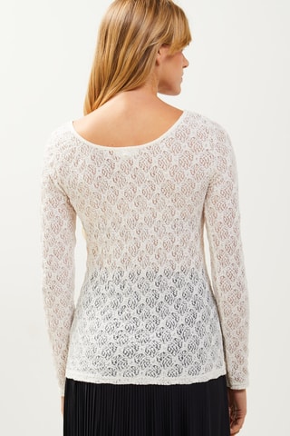 Top en dentelle - Ecru