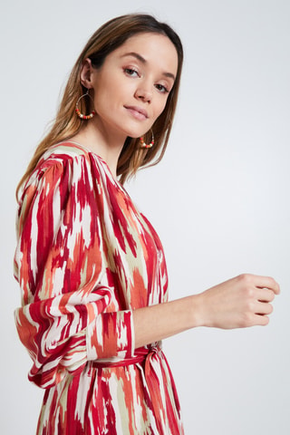 Robe longue - Rouge