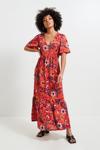 Robe longue - Saumon