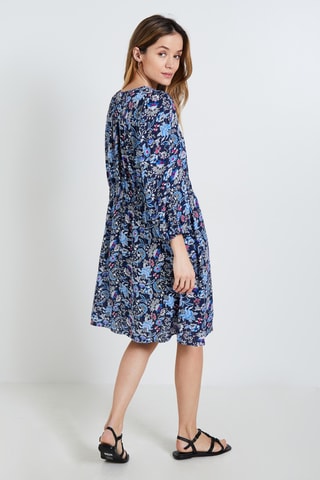 Robe trapèze - Bleu marine