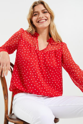 Blouse - Rouge