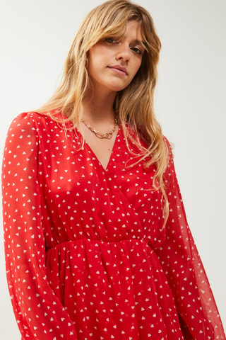 Robe patineuse - Rouge