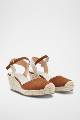 Espadrilles compensées - Camel