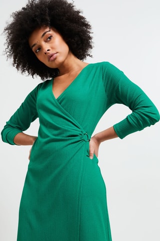Robe portefeuille - Vert
