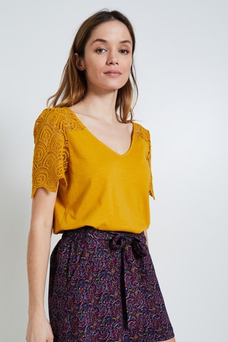 T-shirt - Moutarde
