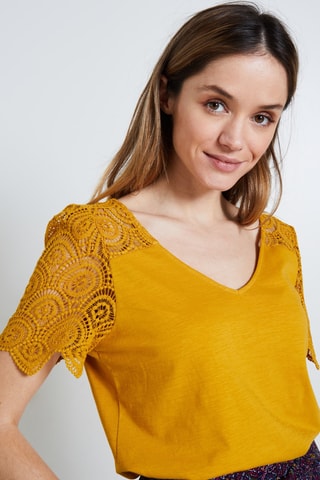 T-shirt - Moutarde