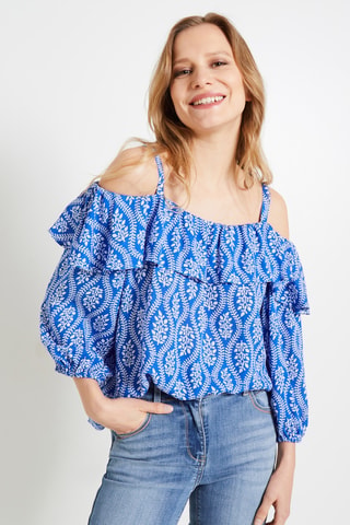 Blouse - Bleu
