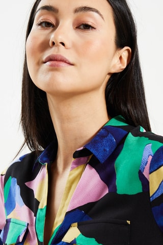 Robe chemise - Bleu roi